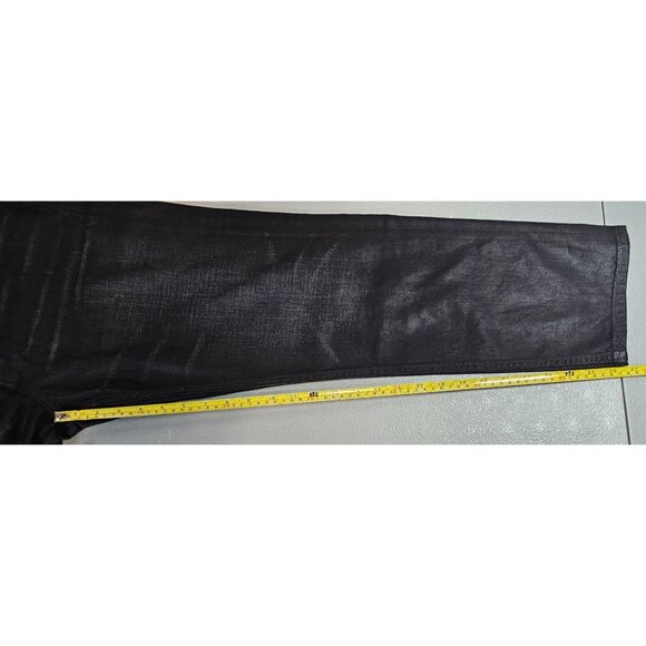 Rag & Bone Womens 30 Maya High Rise Slim Fit Coated Jeans in Worn Black NWT‎ - Picture 12 of 16